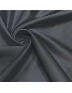 Tessuto satinato elasticizzato - Antracite