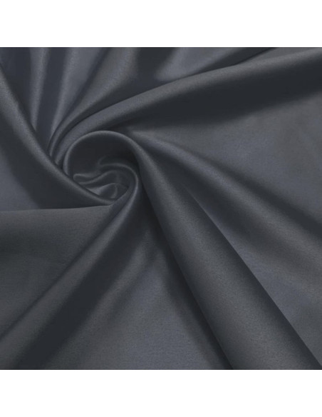 Tessuto satinato elasticizzato - Antracite