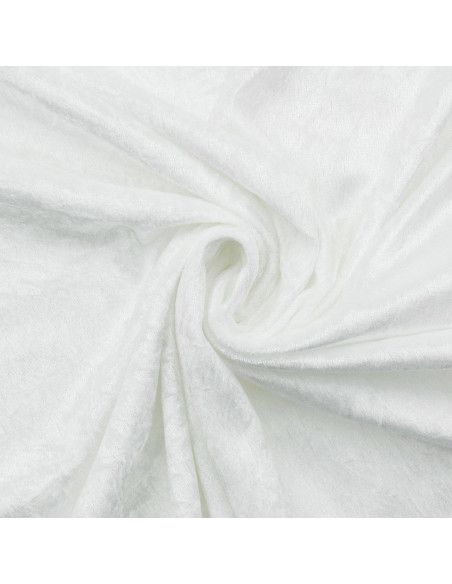 Tessuti panne di velluto - Bianco