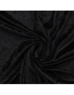 Tessuti panne di velluto - Nero