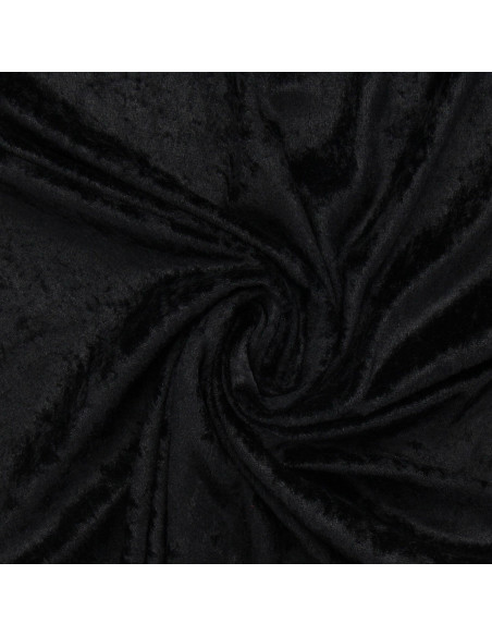 Tessuti panne di velluto - Nero