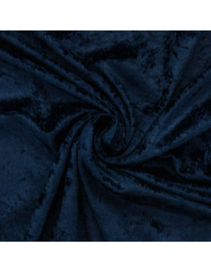 Tessuti panne di velluto - Blu marino