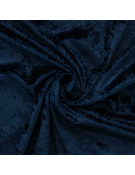 Tessuti panne di velluto - Blu marino