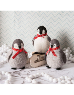 Kit feltro - Cuccioli di pinguino