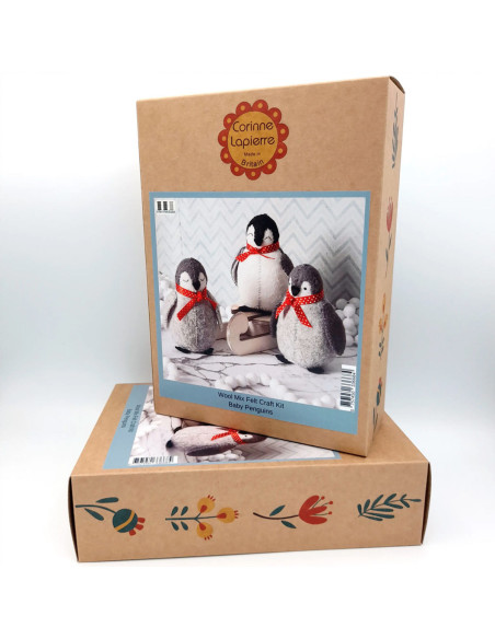 Kit feltro - Cuccioli di pinguino