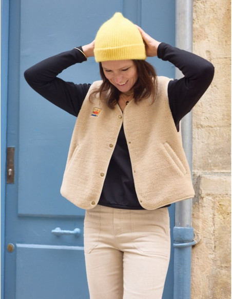 Modello di gilet senza maniche Sherpa - Atelier Scämmit