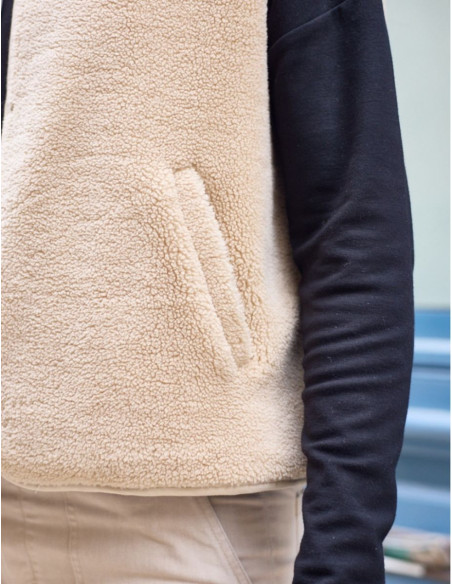 Modello di gilet senza maniche Sherpa - Atelier Scämmit
