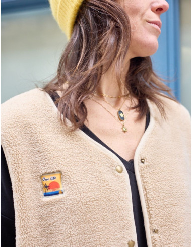 Modello di gilet senza maniche Sherpa - Atelier Scämmit