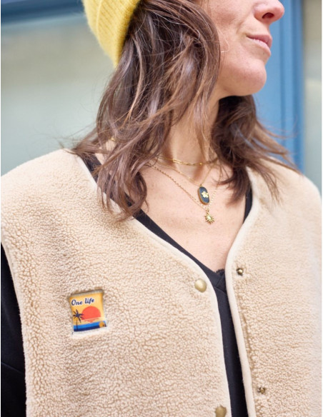 Modello di gilet senza maniche Sherpa - Atelier Scämmit
