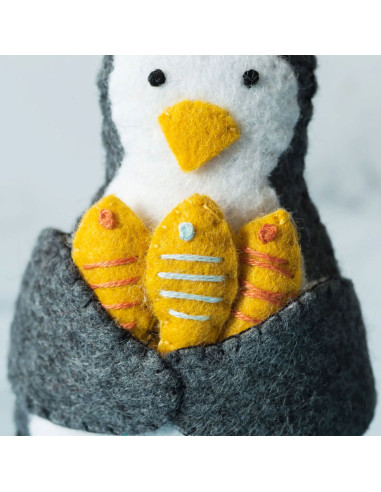 Kit feltro - Pinguino