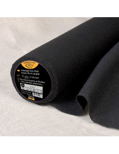 Tessuto non tessuto termoadesivo medio - Nero