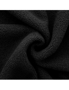 Tessuto pelliccia bouclé Teddy - Nero
