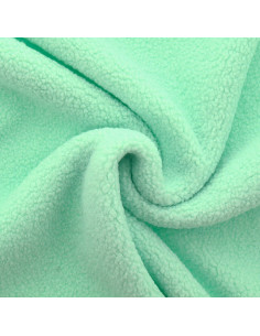 Tessuto pelliccia bouclé Teddy - Menta