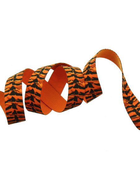 Cinghia in poliestere - Tigre arancione