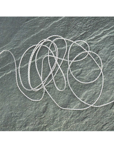 Cordoncino lurex 1,5 mm - Argento