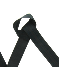 Nastro arricciatenda per piega automatica - Nero 70 mm