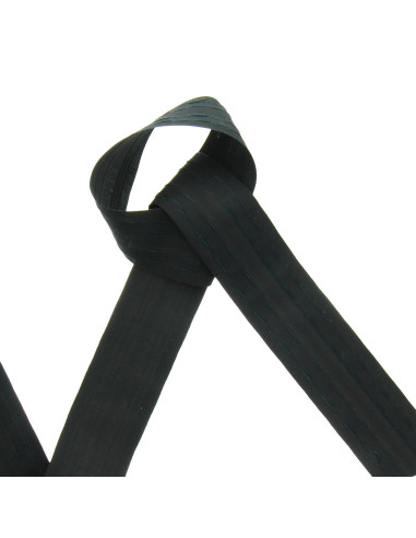 Nastro arricciatenda per piega automatica - Nero 70 mm
