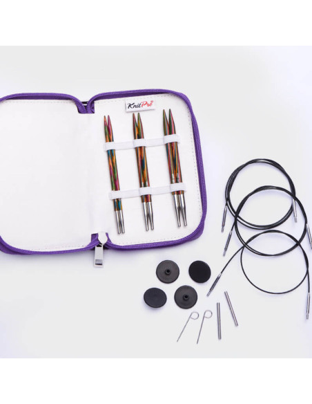 Kit di ferri circolari KnitPro Starter Symfonie Wood