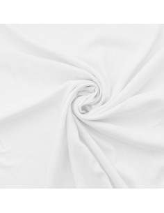 Tessuto popeline di viscosa - Bianco