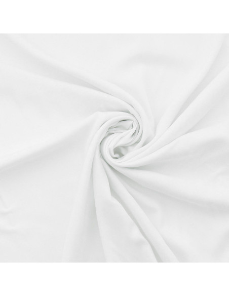 Tessuto popeline di viscosa - Bianco