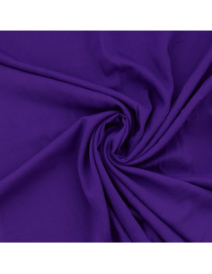 Tessuto popeline di viscosa - Viola