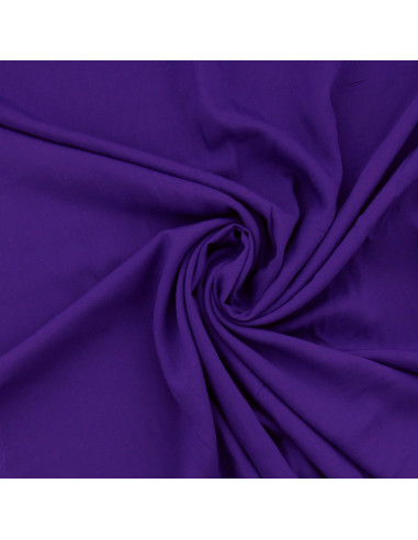 Tessuto popeline di viscosa - Viola