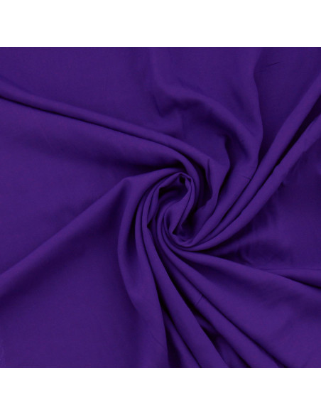 Tessuto popeline di viscosa - Viola