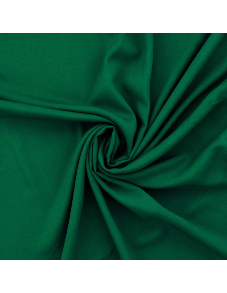 Tessuto popeline di viscosa - Verde