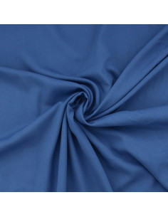 Tessuto popeline di viscosa - Blu