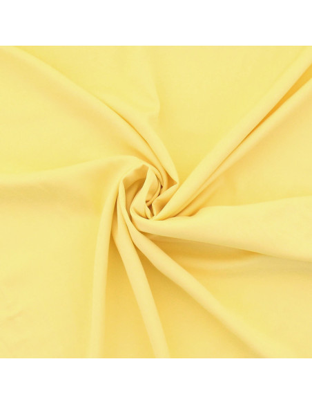 Tessuto popeline di viscosa - Giallo pallido