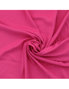 Tessuto popeline di viscosa - Fucsia