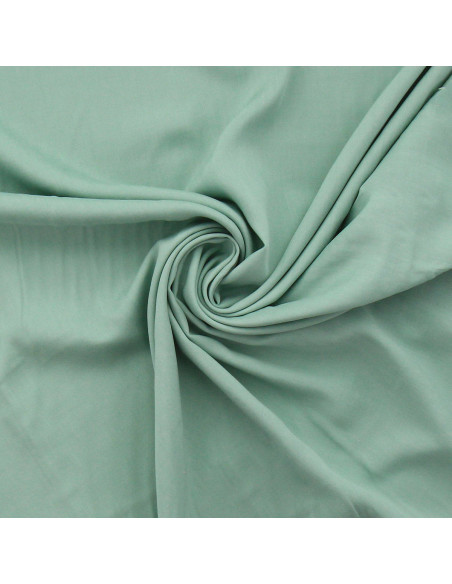 Tessuto popeline di viscosa - Verde grigio