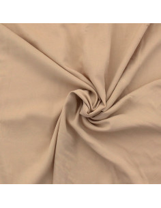 Tessuto popeline di viscosa - Beige
