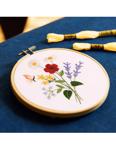 Kit ricamo - Splendidi fiori estivi