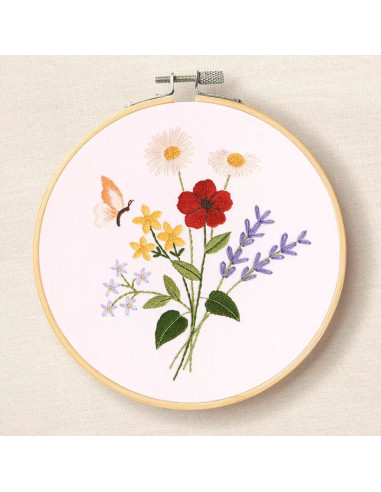 Kit ricamo - Splendidi fiori estivi