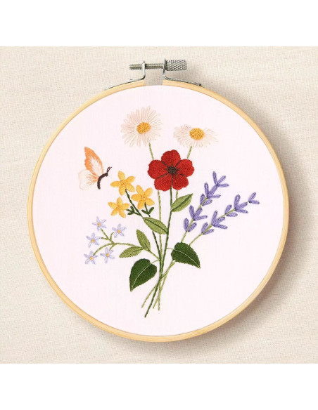 Kit ricamo - Splendidi fiori estivi