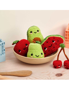 Kit amigurumi - I nostri amici frutti