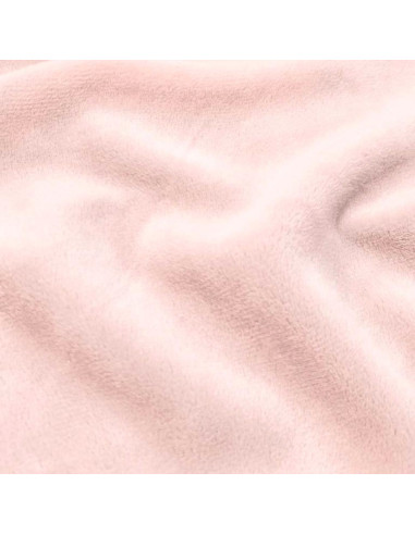 Tessuto minky liscio - Rosa