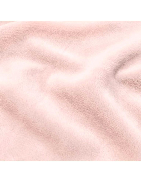 Tessuto minky liscio - Rosa