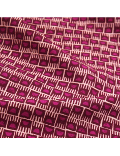 Tessuto viscosa Dam Rosa Magenta - Églantine & Zoé