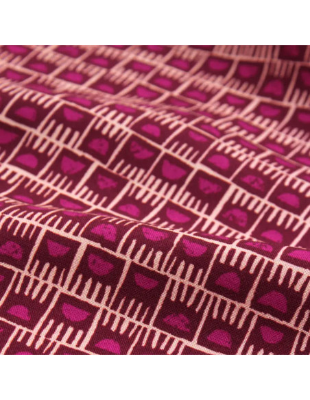Tessuto viscosa Dam Rosa Magenta - Églantine & Zoé