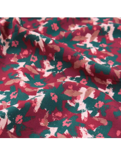 Tessuto viscosa Edel Rosso Mattone - Églantine & Zoé