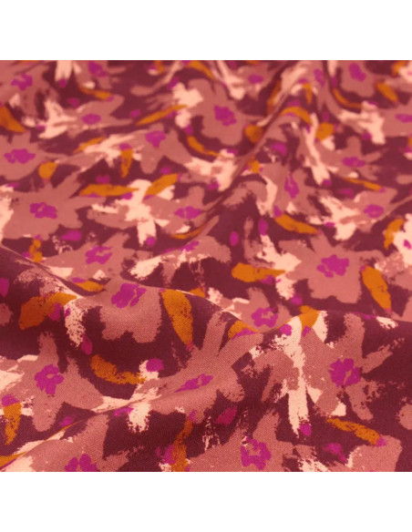 Tessuto viscosa Edel Terracotta - Églantine & Zoé
