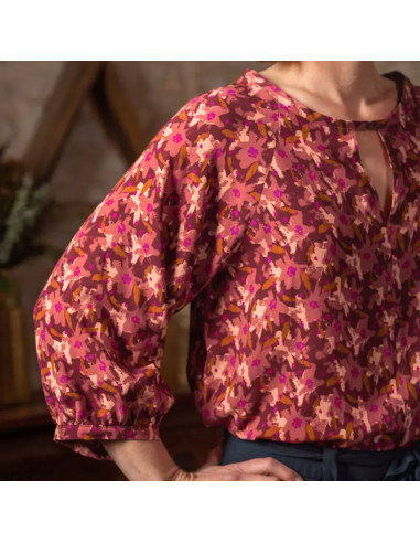 Tessuto viscosa Edel Terracotta - Églantine & Zoé