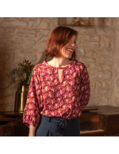 Tessuto viscosa Edel Terracotta - Églantine & Zoé