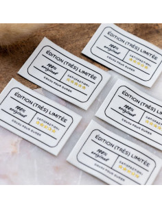 Set di 5 etichette da cucire - Edizione molto limitata