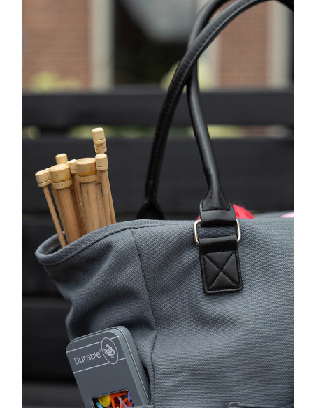 Borsa shopper per maglia e uncinetto durevole