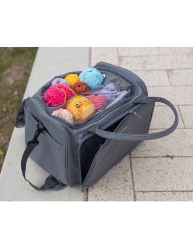 Borsa di stoccaggio per maglieria e uncinetto durevole