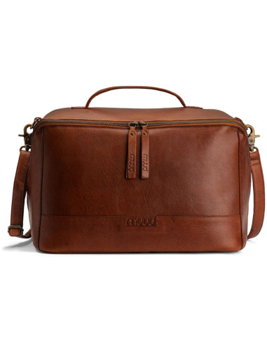 Borsa a tracolla Muud Cleo XL - Marrone Ricco