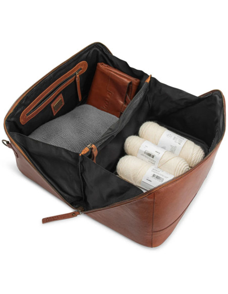 Borsa a tracolla Muud Cleo XL - Marrone Ricco